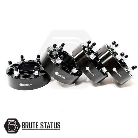 Mercedes X-Class 2017-2020 50mm hubcentric wheel spacers set of 4, enhancing vehicle stability with pre-installed studs, suitable for larger wheels and heavy-duty use.