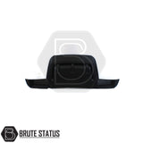 Ford Ranger T9 2023+ Raptor Style 3-Piece Bonnet Scoop in matt black, featuring impact-resistant plastic and easy installation with 3M adhesive.