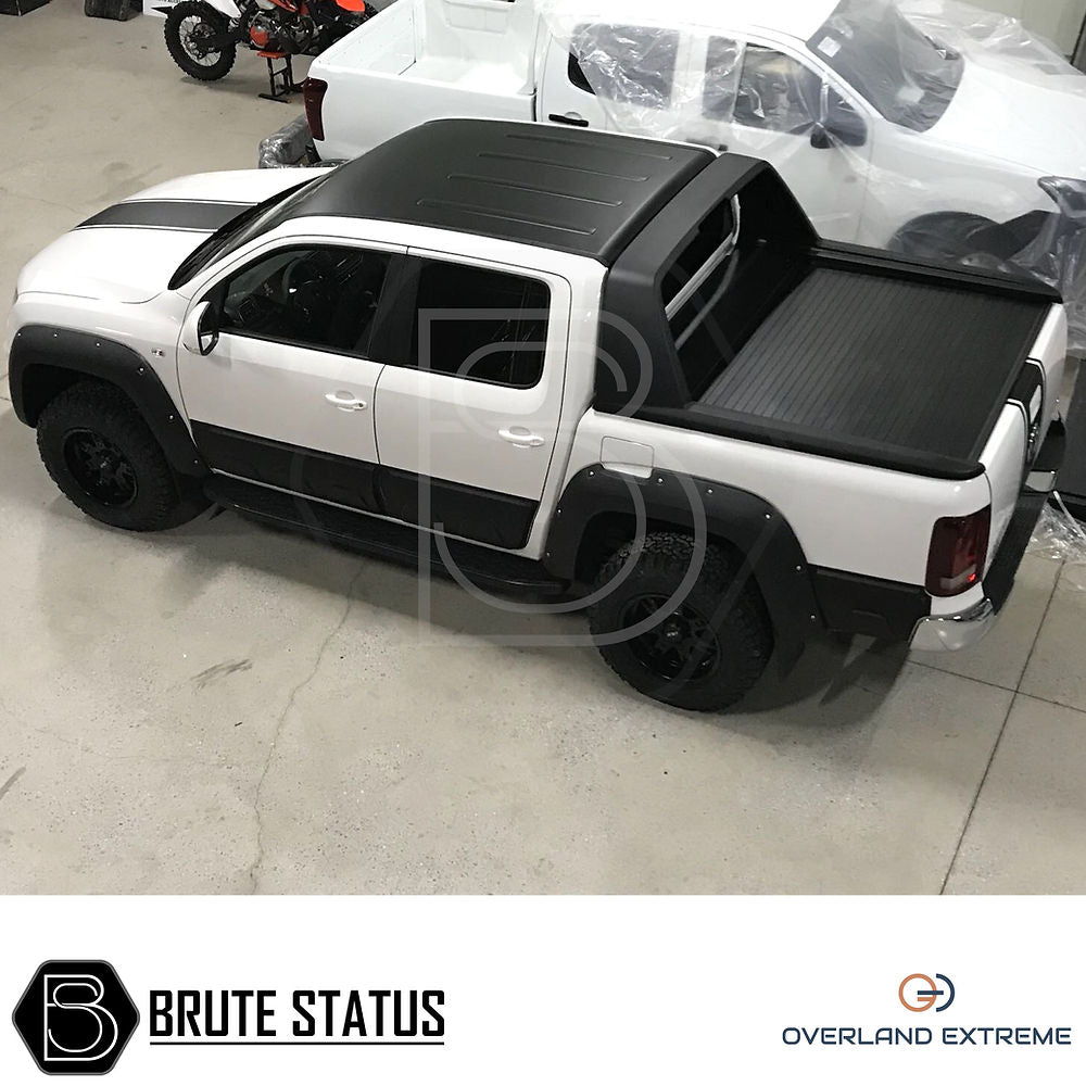 VW Amarok 2010-17 Wide Arch Kit (Overland Extreme) featuring premium wheel arches for enhanced vehicle style and protection, designed for precise fitment.