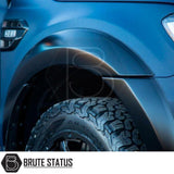 Ford Ranger 2012-2022 Smooth Wide Arch Kit & 35mm Wheel Spacers, showcasing a close-up of a tire and wheel system for enhanced pick-up truck aesthetics.