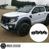 Ford Ranger 2012-15 T6 Wide Arch Kit & 35mm Wheel Spacers, featuring robust fender flares and durable spacers for enhanced truck aesthetics and stability.