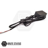 Nissan Navara NP300 2015-2022 Daytime Running Lights DRLs with plug-and-play connector, shown as black power cord with adapter for easy installation.