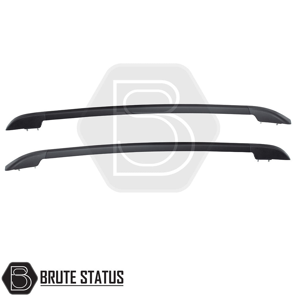 Ford Ranger Black Roof Rail Kit 2012-2022, shown as a high-quality aftermarket accessory for upgrading and personalizing your truck's appearance.