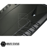 Ford Ranger 2012-2015 Raptor Style Bonnet Scoop, a black hexagonal accessory designed for easy installation with 3M tape, enhancing vehicle style and individuality.