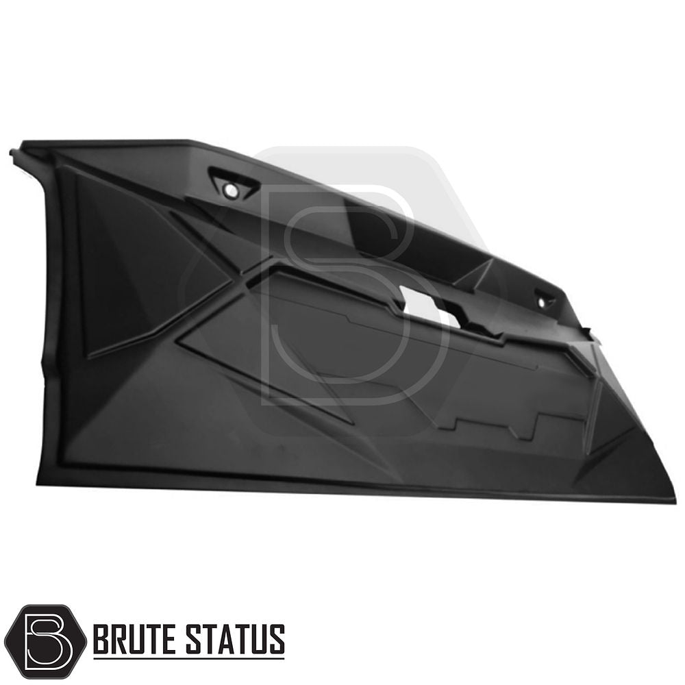 Mitsubishi L200 2015-2019 Series 5 Tailgate Cladding Cover in matte black, durable ABS plastic with UV protection, designed for easy installation and lasting vehicle protection.