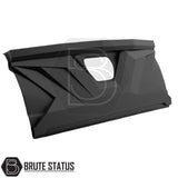 Mitsubishi L200 2010-2014 Series 4 Tailgate Cladding Cover, matte black, durable ABS plastic, protects against damage, easy fitment with double-sided tape.