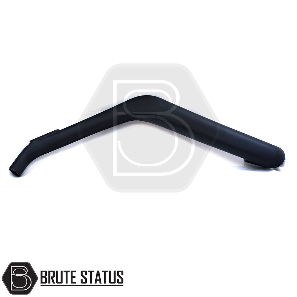 Land Rover Discovery 2 1998-2004 Snorkel Raised Air Intake, featuring a durable black design with RAM type intake head and all necessary mounting components for easy installation.