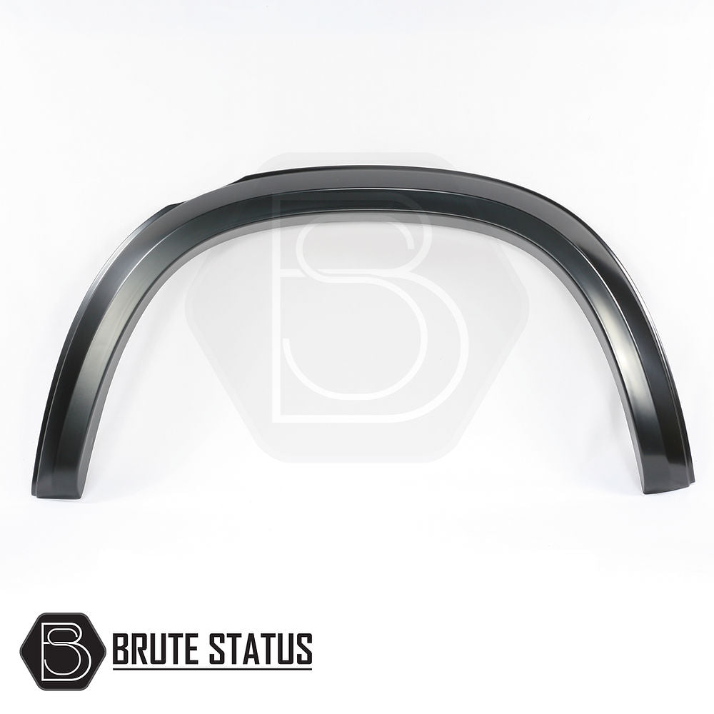 Mercedes X-Class Slimline Wheel Arch Kit, a stylish black metal accessory, enhances truck aesthetics; fits double cab models without drilling, includes all installation components.