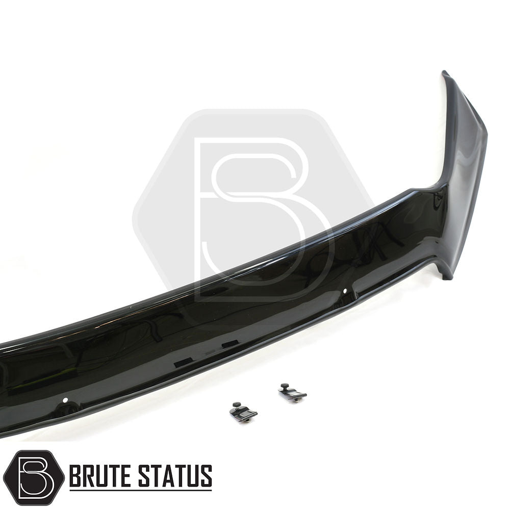 Isuzu D-Max 2021+ Bonnet Guard Stone Deflector, featuring premium acrylic design with integrated screws, enhancing protection and style for your vehicle.