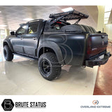 Mercedes X-Class 2017-2020 Wide Arch Kit and 35mm Wheel Spacers displayed on a black truck in a showroom, highlighting premium design and fitment.