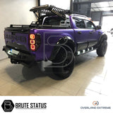 Ford Ranger 2012-2022 Wide Arch Kit (Overland Extreme) displayed on a purple truck, showcasing premium wide wheel arches designed for optimal fit and durability.