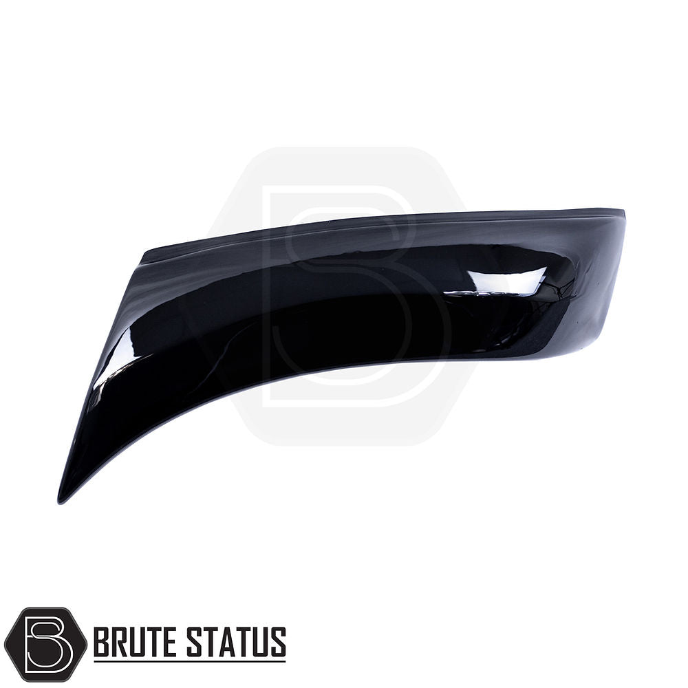 Ford Ranger 2012-2022 Wide Arch Kit (Smooth Style) Gloss Black, featuring durable ABS plastic, 35mm additional width, designed for a bold, customized truck appearance.