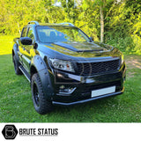 Mitsubishi L200 Series 4 City Bar, matt black, enhancing truck's look and bumper protection, visible on parked black vehicle, compatible with 2006-2014 models.