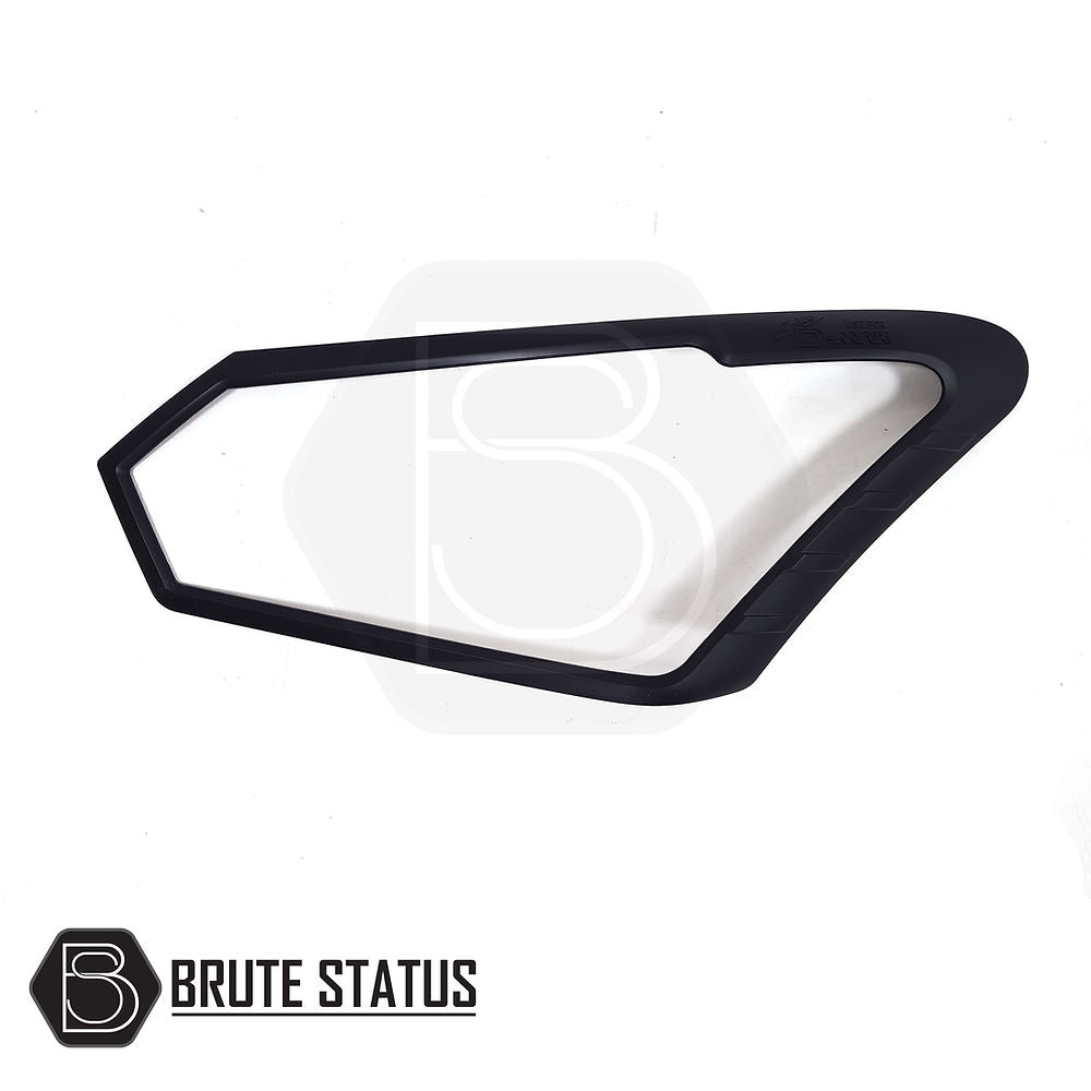 Head Light Covers for Isuzu D-Max 2016-2019, enhancing truck aesthetics with a bold design, crafted from durable ABS plastic for easy installation and lasting style.