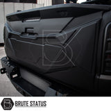 Fiat Fullback 2015-2019 tailgate protector in matte black, designed for durability and easy fitment, enhancing your truck's style and protection.