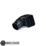 Land Rover Defender Snorkel Raised Air Intake, featuring a durable black plastic design with a grid pattern, suitable for 300 TDi and TD5 engines.