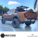 Nissan Navara NP300 2016+ Wide Arch Kit (Overland Extreme) featuring durable ABS plastic, precision fit, and UV-resistant matt black finish, enhancing vehicle appearance.