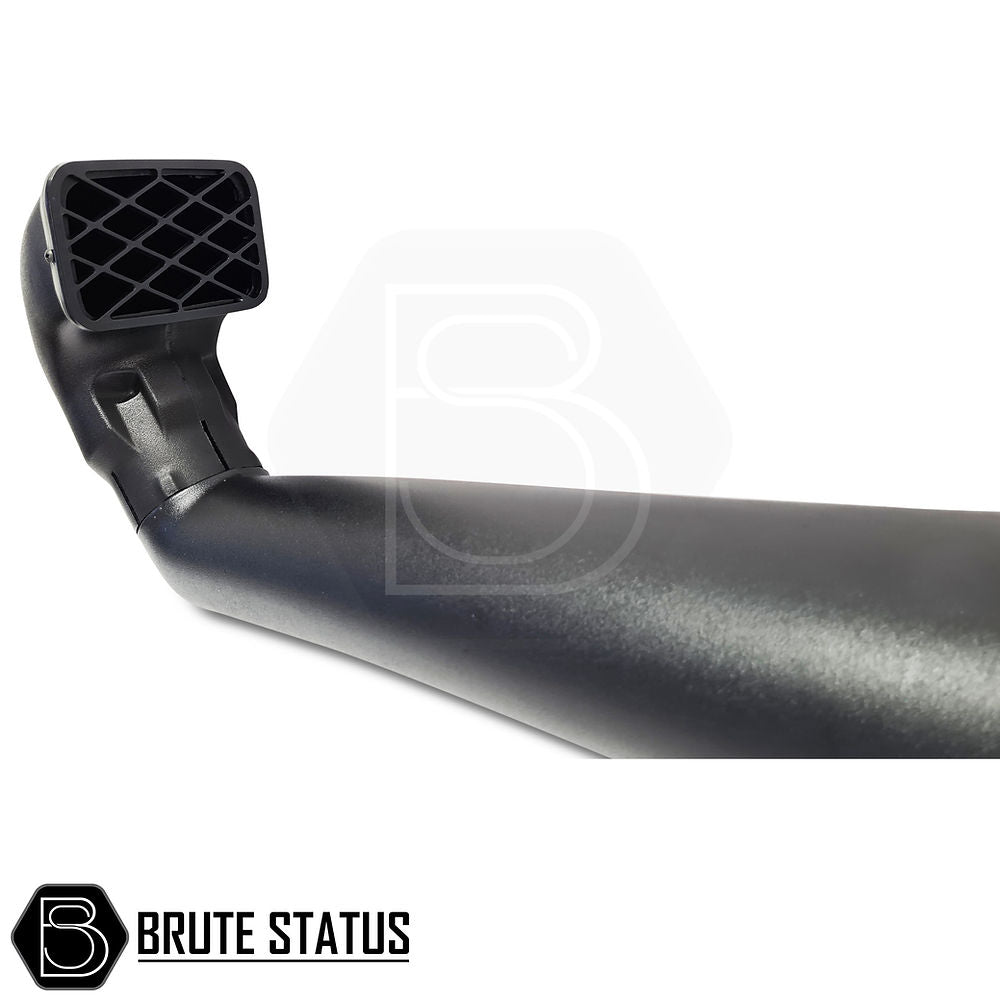 Fiat Fullback 2015-2019 Raised Air Intake Snorkel, featuring a robust black design, suitable for heavy-duty use, ideal for enhancing your pickup truck's performance.