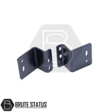 Mitsubishi L200 Series 5 Front Bumper Winch Bracket, powder-coated black, compatible with stock bumpers, ideal for 2015-2019 models, enhancing pick-up truck customization.