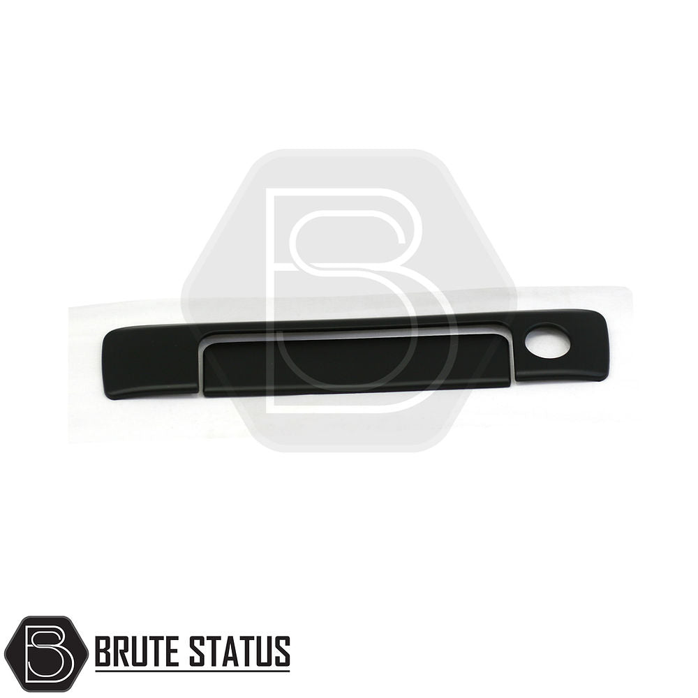 Ford Ranger 2012-2022 rear handle in matt black, featuring easy-fit design and high-quality ABS plastic, suitable for enhancing truck customization.