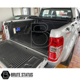 Tonneau Cover for Ford Ranger 2012-2022 Double Cab, featuring tri-fold design, durable UV-stable vinyl, and rubber seals for enhanced protection and aerodynamics.