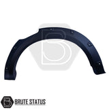 Isuzu D-Max 2021+ Wide Arch Kit featuring durable ABS plastic fender flares with stainless steel fasteners for style, designed for easy installation on double cab models.