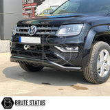 VW Amarok 2017+ City Bar (Nudge Bar) Matt Black