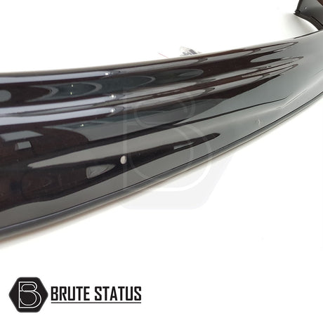 Ford Ranger 2011-15 T6 Bonnet Guard Stone Deflector/Protector Black, sleek and durable acrylic shield, protects against bugs and stones, enhancing your vehicle's front.