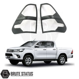 Toyota Hilux 2016-2020 Taillight Covers: Premium ABS plastic, easy-fit with 3M adhesive, enhancing truck individuality. Ideal for a unique, cool truck upgrade.