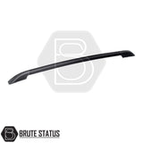 Ford Ranger Black Roof Rail Kit 2012-2022, shown as sleek black components ideal for enhancing your truck's style and individuality. Suitable for models 2012-2022.