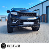 Mitsubishi L200 Series 4 2006-2014 City Bar, a matt black nudge bar, enhances truck appearance and protects bumper. Made from durable T304 stainless steel.