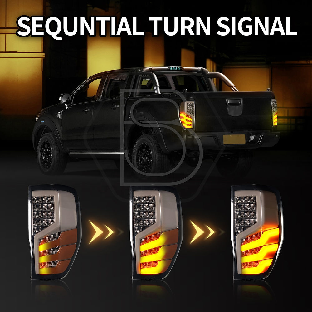 Ford Ranger 2012-2022 T7 T8 LED Tail Lights