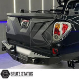 Mitsubishi L200 2010-2014 Series 4 Tailgate Cladding Cover, matte black, enhances truck durability and style, fitting securely with double-sided tape.