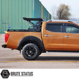 Ford Ranger 2023+ S10 Combat Roll Bar with Storage Basket, featuring a matte black heavy-duty steel construction, ideal for enhancing truck functionality and style.