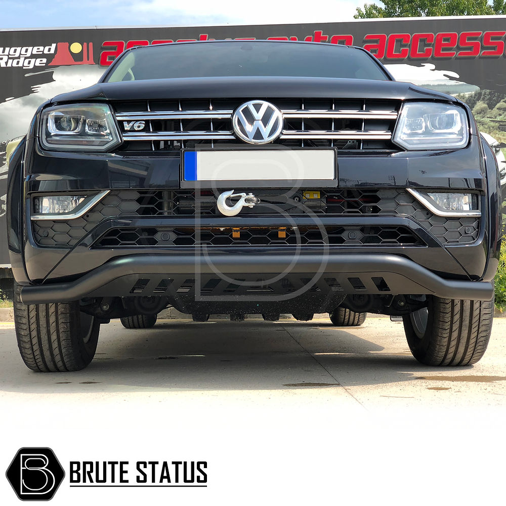 VW Amarok 2017+ City Bar (Nudge Bar) Matt Black