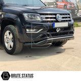 VW Amarok 2017+ City Bar (Nudge Bar) Matt Black