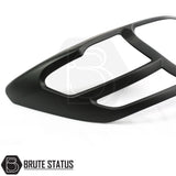 Toyota Hilux 2011-2015 Matt Black Head Light Covers, featuring a sleek design and high-impact resistant plastic, enhance your truck's aggressive style.