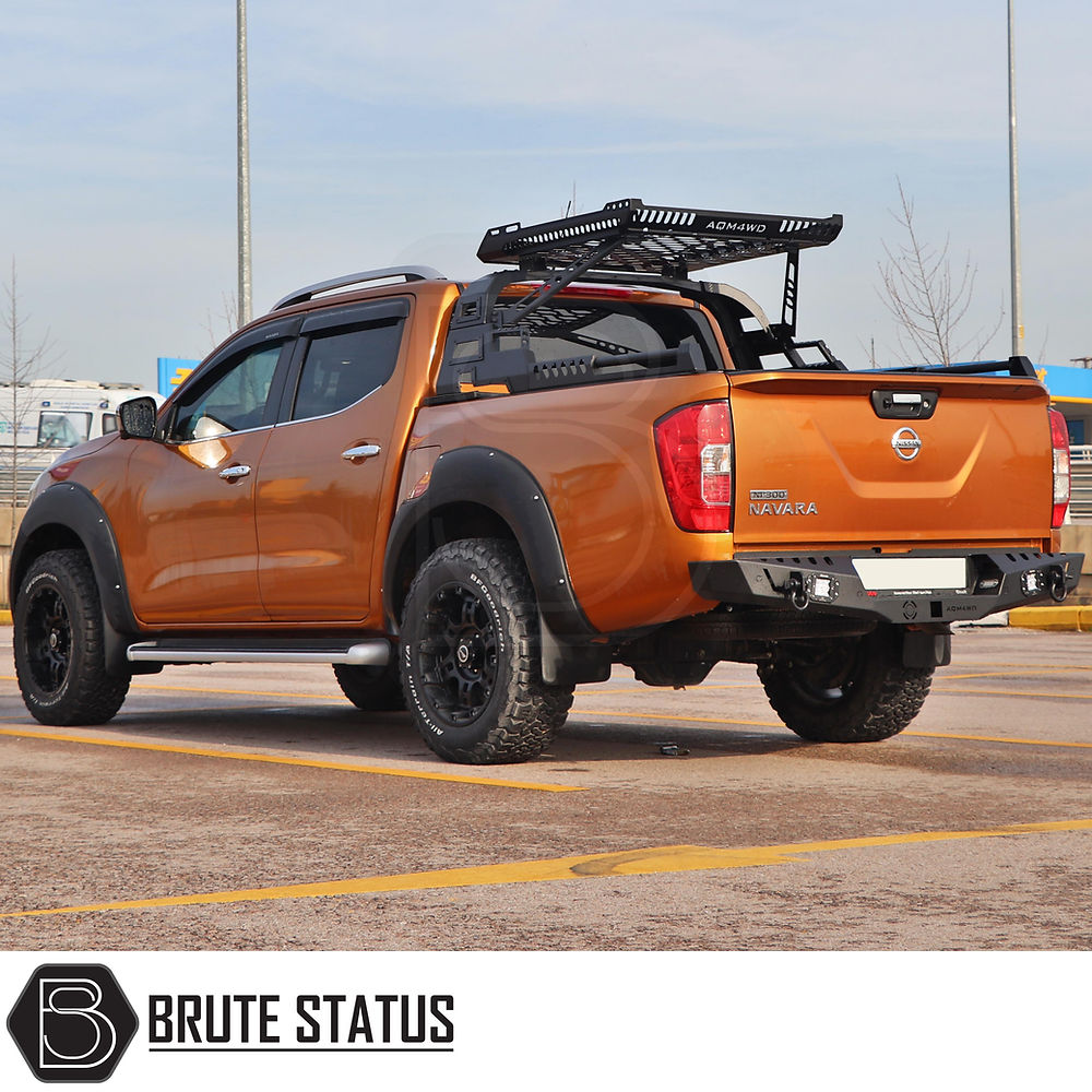 Toyota Hilux 2015+ S10 Combat Roll Bar with Storage Basket, featuring a heavy-duty steel rack, suitable for enhancing Hilux trucks with added storage functionality.