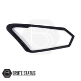 Head Light Covers for Isuzu D-Max 2016-2019, featuring a sleek black design, enhancing truck aesthetics with high-quality ABS plastic and easy 3M adhesive application.