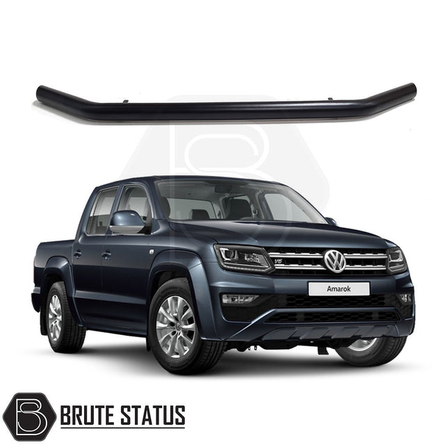 Volkswagen Amarok 2017-2022 City Bar (Nudge Bar) Matt Black enhances bumper protection, featuring T304 stainless steel, easy installation, and laser cut precision.