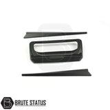 Ford Ranger 2012-2022 Tailgate Trim - Matt Black