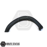 Ford Ranger T9 2023+ Wide Arch Kit, Raptor Style, smooth black finish, durable ABS plastic, enhances truck with wider arches, suitable for double cab models.