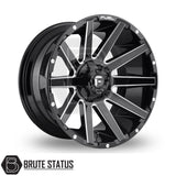 Fuel Contra Wheels featuring a black rim with white spokes, designed for pick-up trucks; size 18x9, offset ET2, PCD 6x139.7.