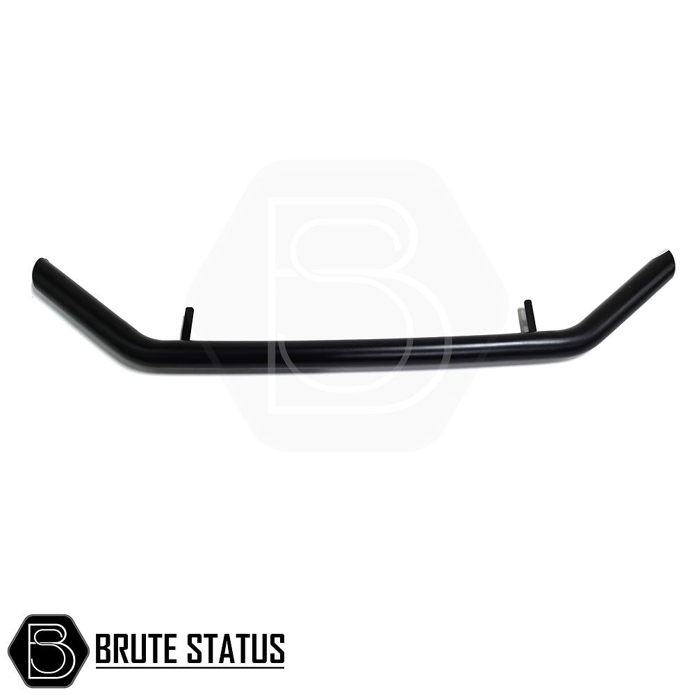 Ford Ranger 2012-15 T6 City Bar (Nudge Bar) Matt Black, sturdy metal bar designed for bumper protection and style enhancement, precision-fit for easy installation.