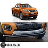 Nissan Navara NP300 2015-2022 City Bar (Nudge Bar) Matt Black enhances bumper protection and style, crafted from durable stainless steel, easy installation included.