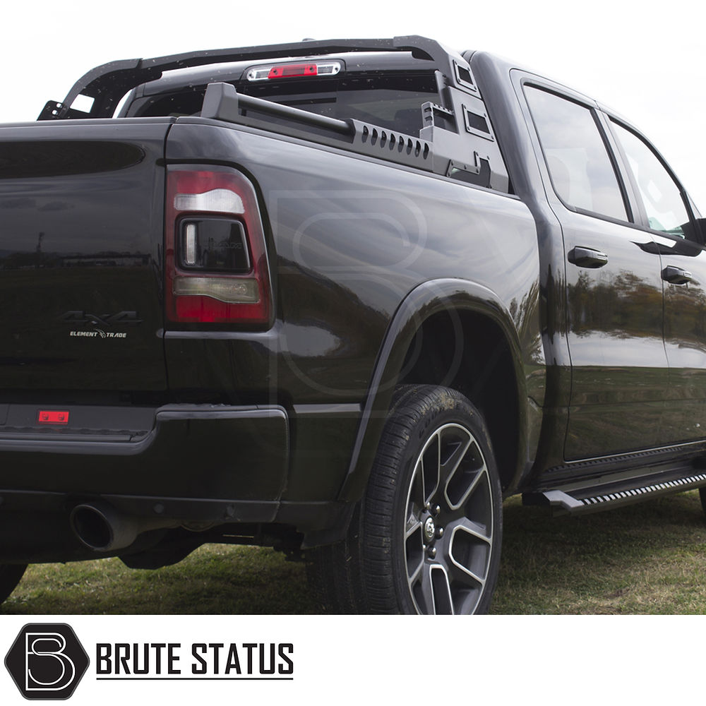 Volkswagen Amarok 2023+ S11 Combat Roll Bar: Heavy-duty, matte black roll bar with rack, enhancing vehicle's aggressive look; suitable for Amarok 2023 models, TUV certified.