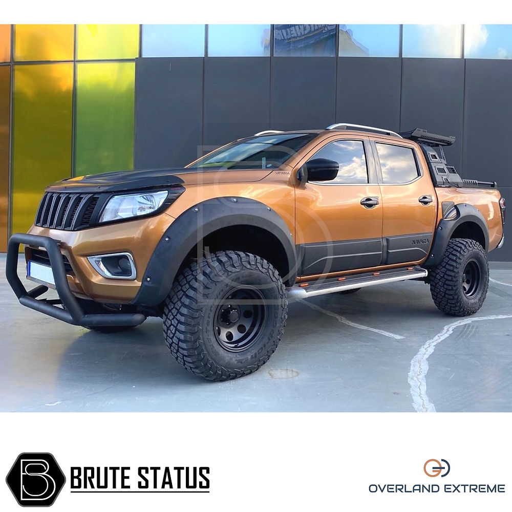 Nissan Navara NP300 2016+ Wide Arch Kit (Overland Extreme) featuring premium ABS wheel arches, precision fit, and durable design for enhanced vehicle customization.