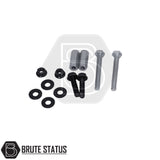 Isuzu D-Max 2012-2022 Front Bumper Winch Bracket, featuring screws and bolts, compatible with stock bumpers, TÜV certified, ideal for enhancing your pickup truck.