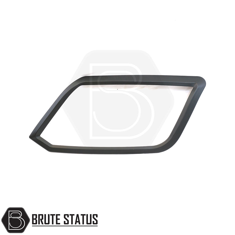 Volkswagen Amarok 2010-2022 Headlight Covers Matt Black, showcasing sleek design and aggressive style, made from durable ABS plastic, enhancing your vehicle's front appearance.