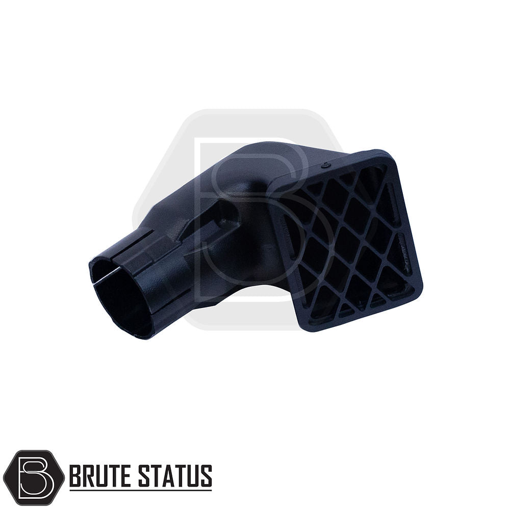 Mitsubishi L200 1996-2006 Series 3 (K74) Raised Air Intake Snorkel for heavy-duty use, featuring a robust design with essential installation components. Ideal for truck customization.